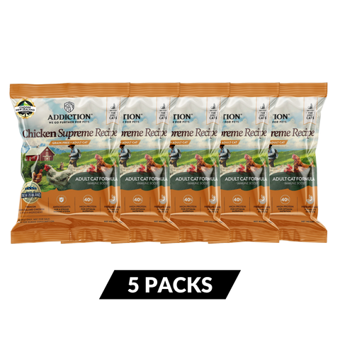 [Trial Pack Bundle] Chicken Supreme Adult Dry Cat Food 60g