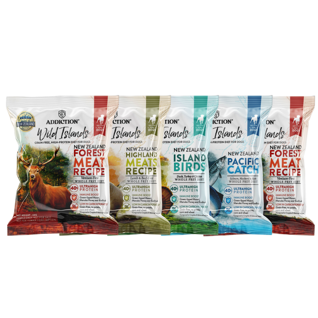 Wild Islands for Dogs - Trial Pack Bundle of 5 (60g x 5)