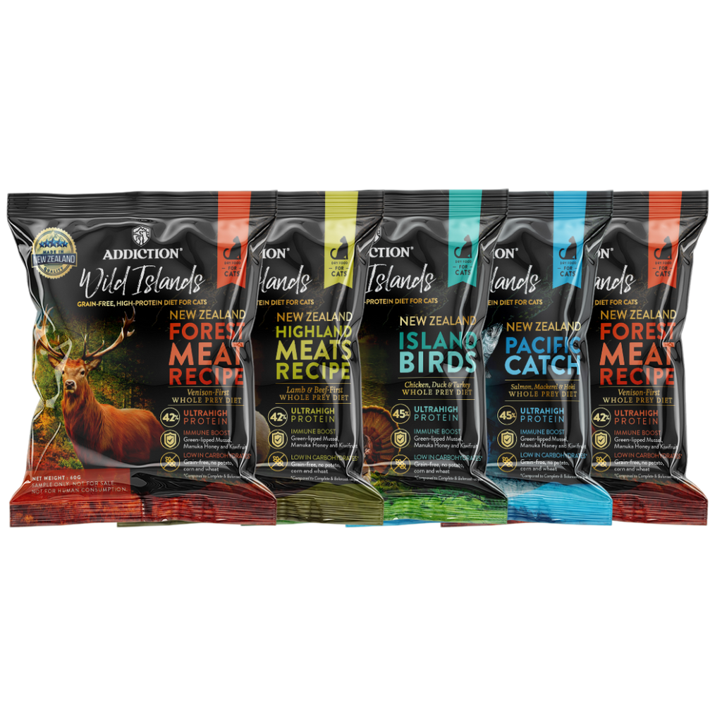 Wild Islands for Cats - Trial Pack Bundle of 5 (60g x 5)