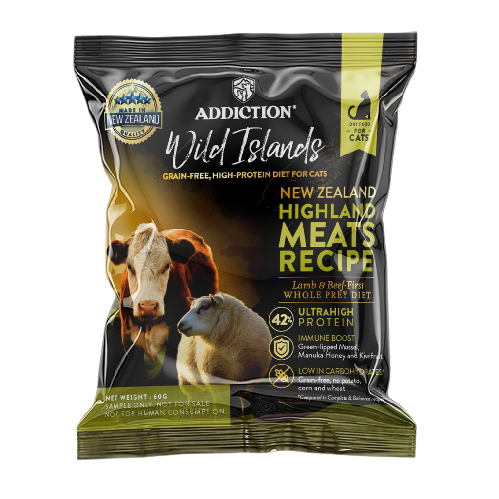 [Cat Trial Pack] Wild Islands Highland Meats Beef & Lamb Dry Food 60g