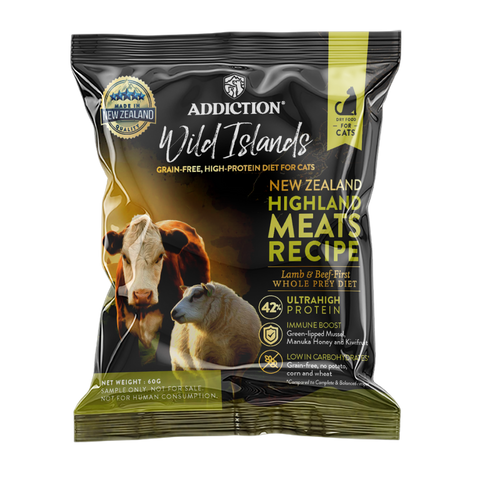 [Cat Trial Pack] Wild Islands Highland Meats Beef & Lamb Dry Food 60g