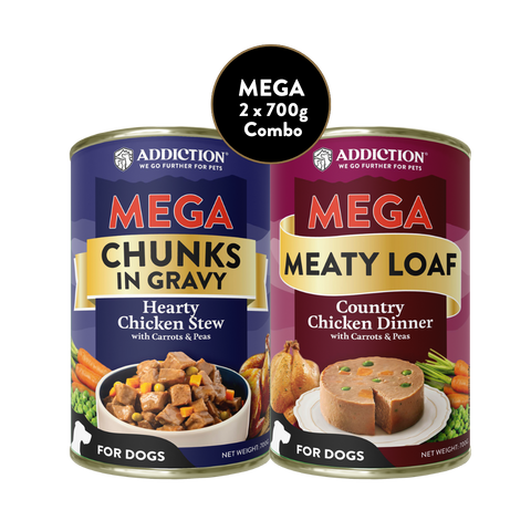 Mega Chicken Wet Duo - 2x700g