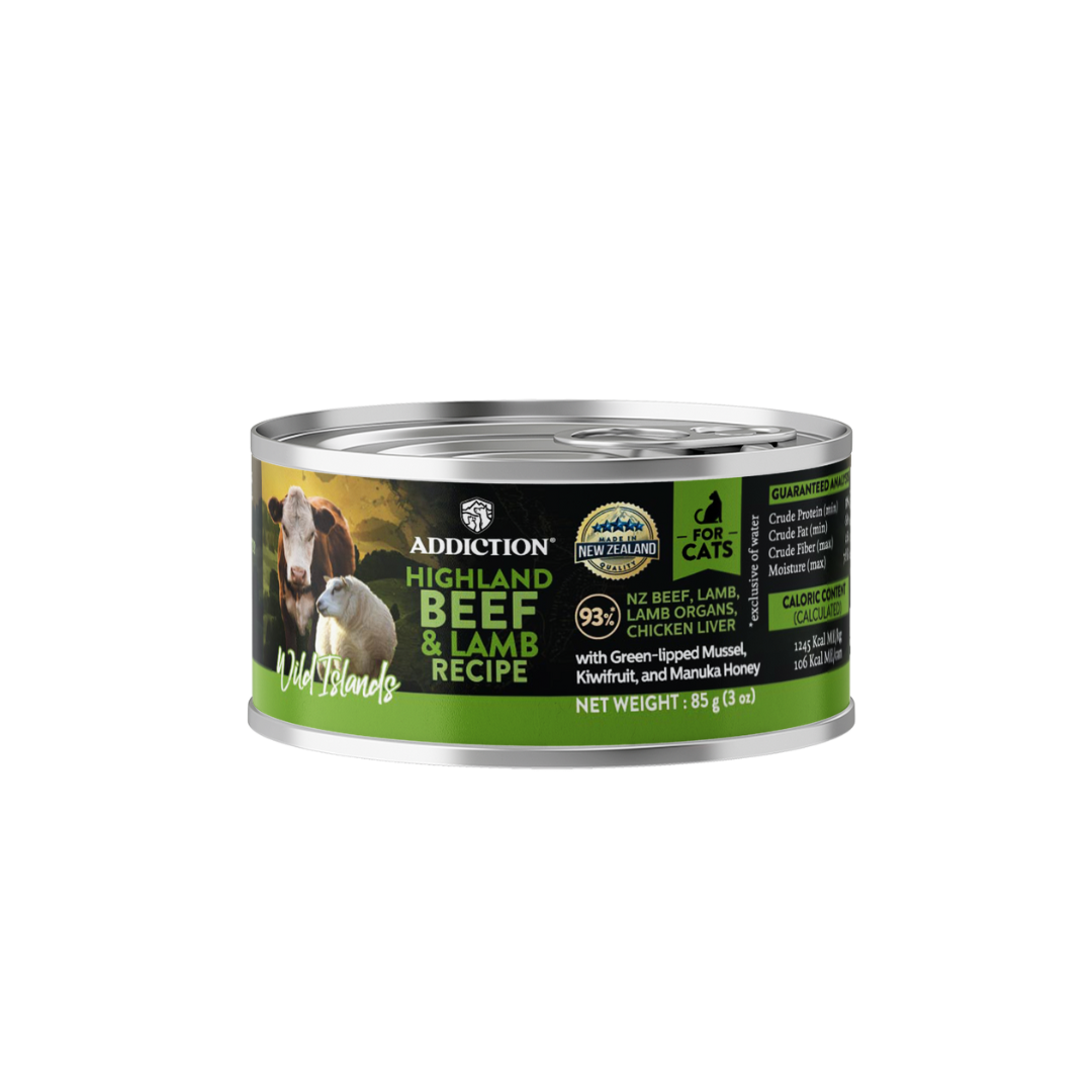 Wild Islands Highland Beef & Lamb Wet Cat Food 85g