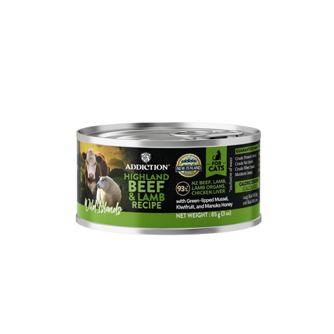 Wild Islands Highland Beef & Lamb Wet Cat Food 85g