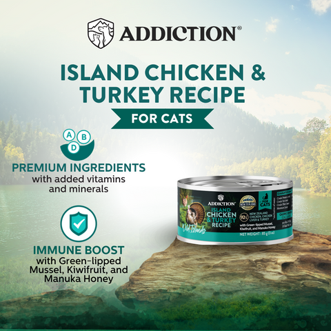 Wild Islands Turkey & Chicken Wet Cat Food 85g