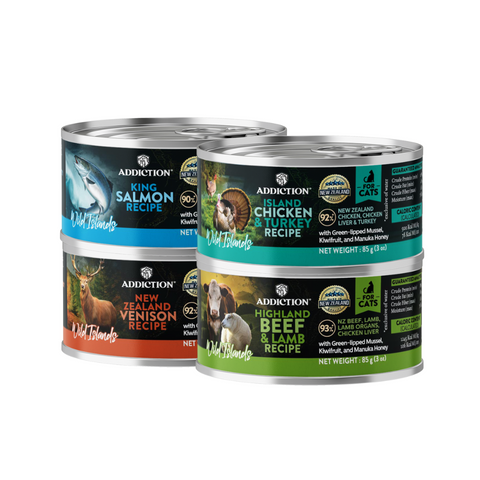 Wild Islands Cat Wet Can Starter Bundle - 4x85g