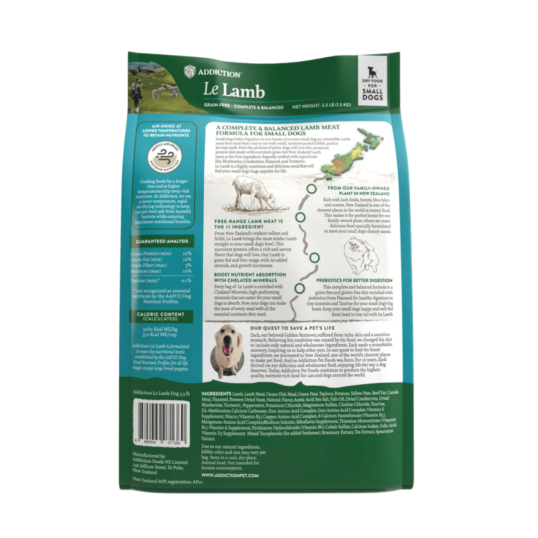 Le Lamb Small Breed Dry Dog Food 1.5kg