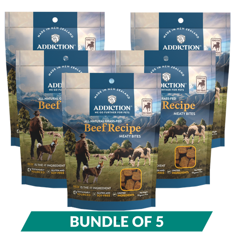 [Dog Treat Bundle of 5] Meaty Bites - Hypoallergenic Dog Treats 113g