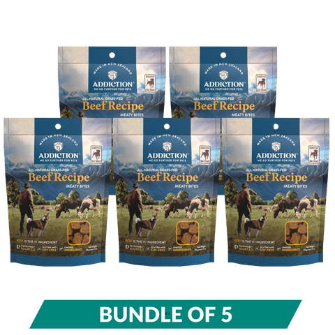 [Dog Treat Bundle of 5] Meaty Bites - Hypoallergenic Dog Treats 113g