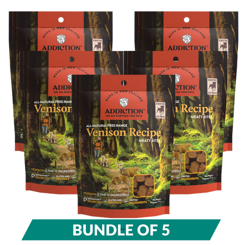 [Dog Treat Bundle of 5] Meaty Bites - Hypoallergenic Dog Treats 113g
