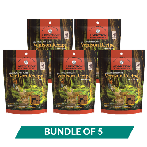 [Dog Treat Bundle of 5] Meaty Bites - Hypoallergenic Dog Treats 113g