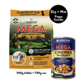 Mega Chicken Puppy Wet & Dry Starter Bundle - 500g Dry & 700g Wet