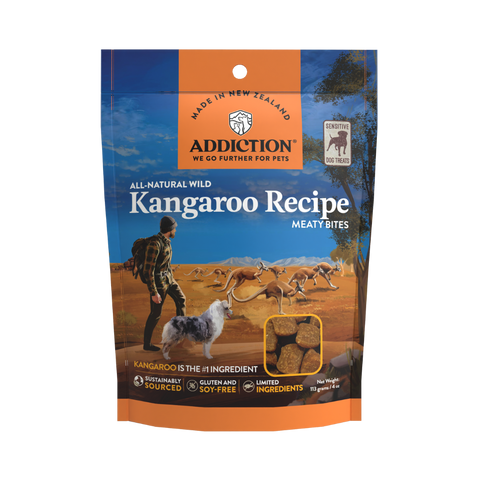 Kangaroo Meaty Bites - Hypoallergenic Dog Treats