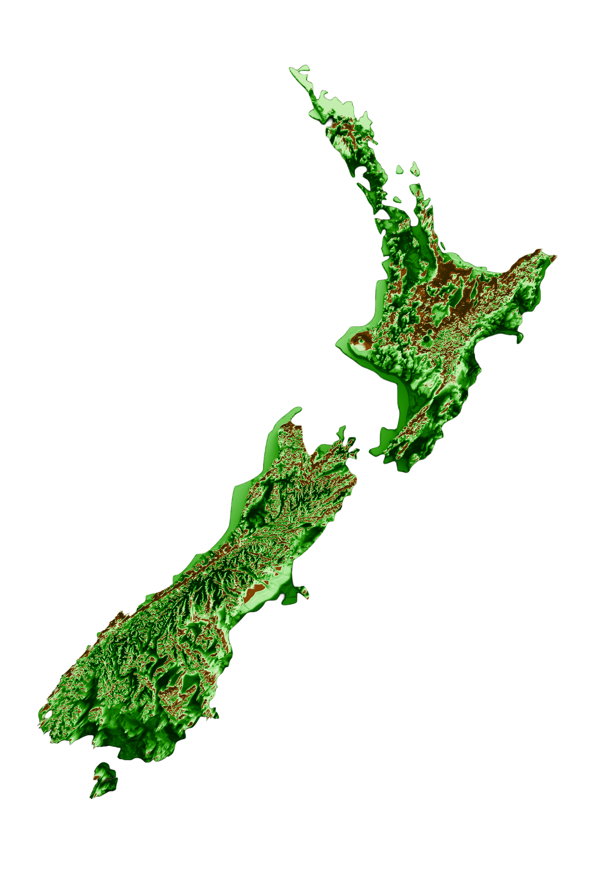 Map of New Zealand