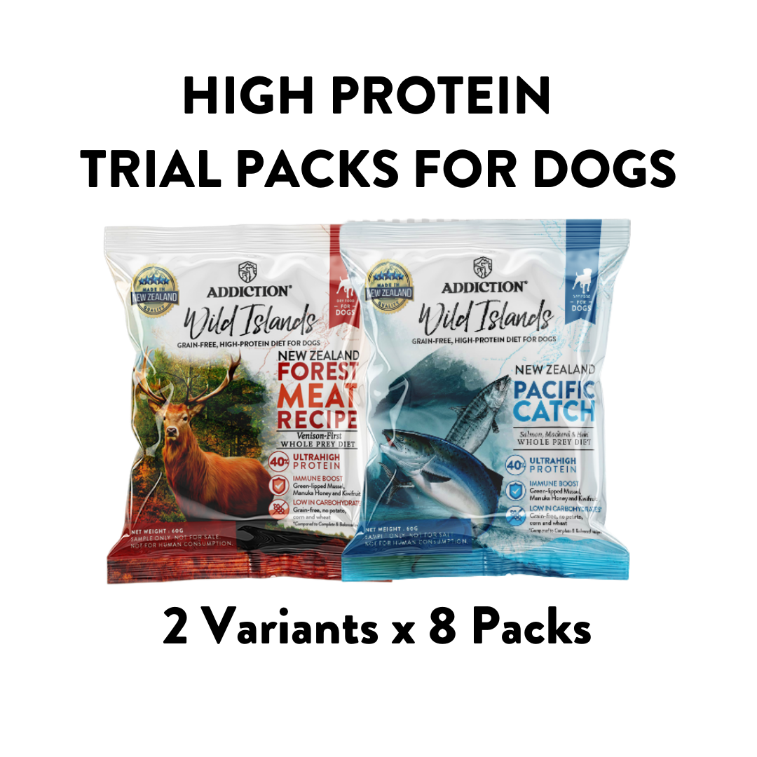Dog Trial Packs: High Protein Dry Food [16 x 60g Packs]