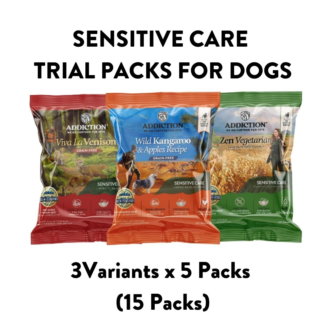 Dog Trial Packs: Sensitive Care Dry Food [15 x 60g Packs]