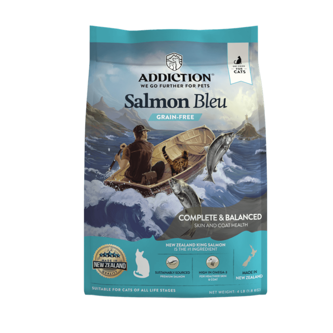 Salmon Bleu Dry Cat Food 1.8kg, 4.5kg