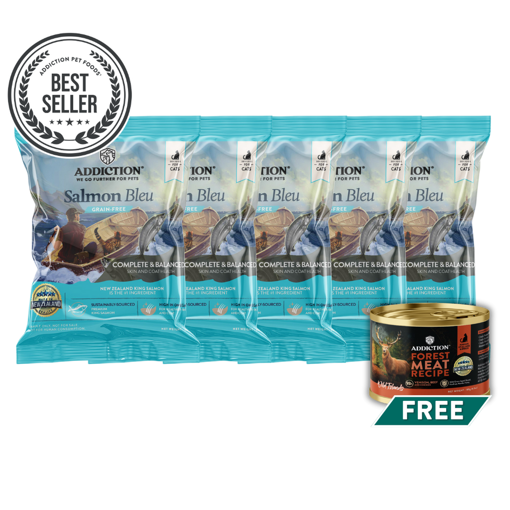 [Trial Pack Bundle] Addiction Salmon Bleu Dry Cat Food 60g