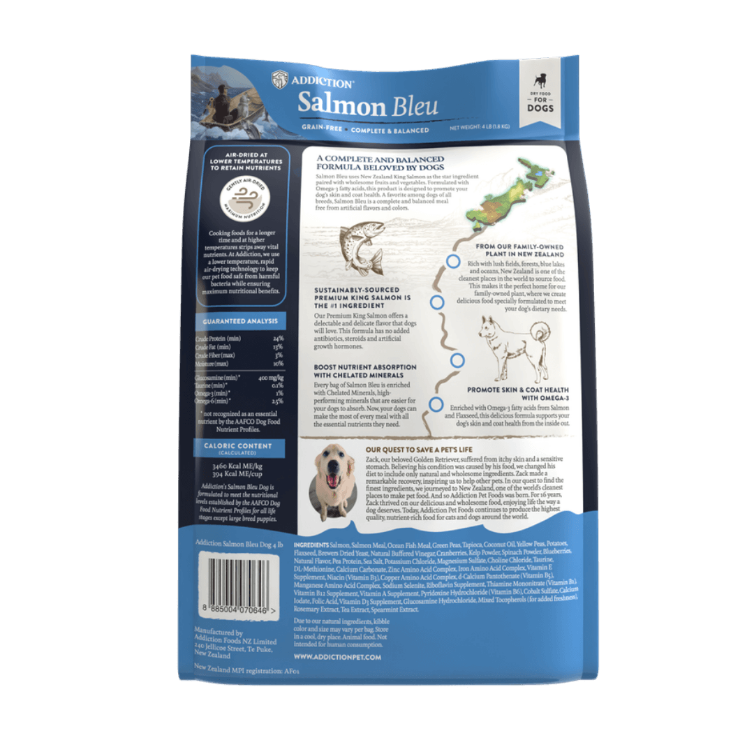 Salmon Bleu Dry Dog Food 9kg, 15kg