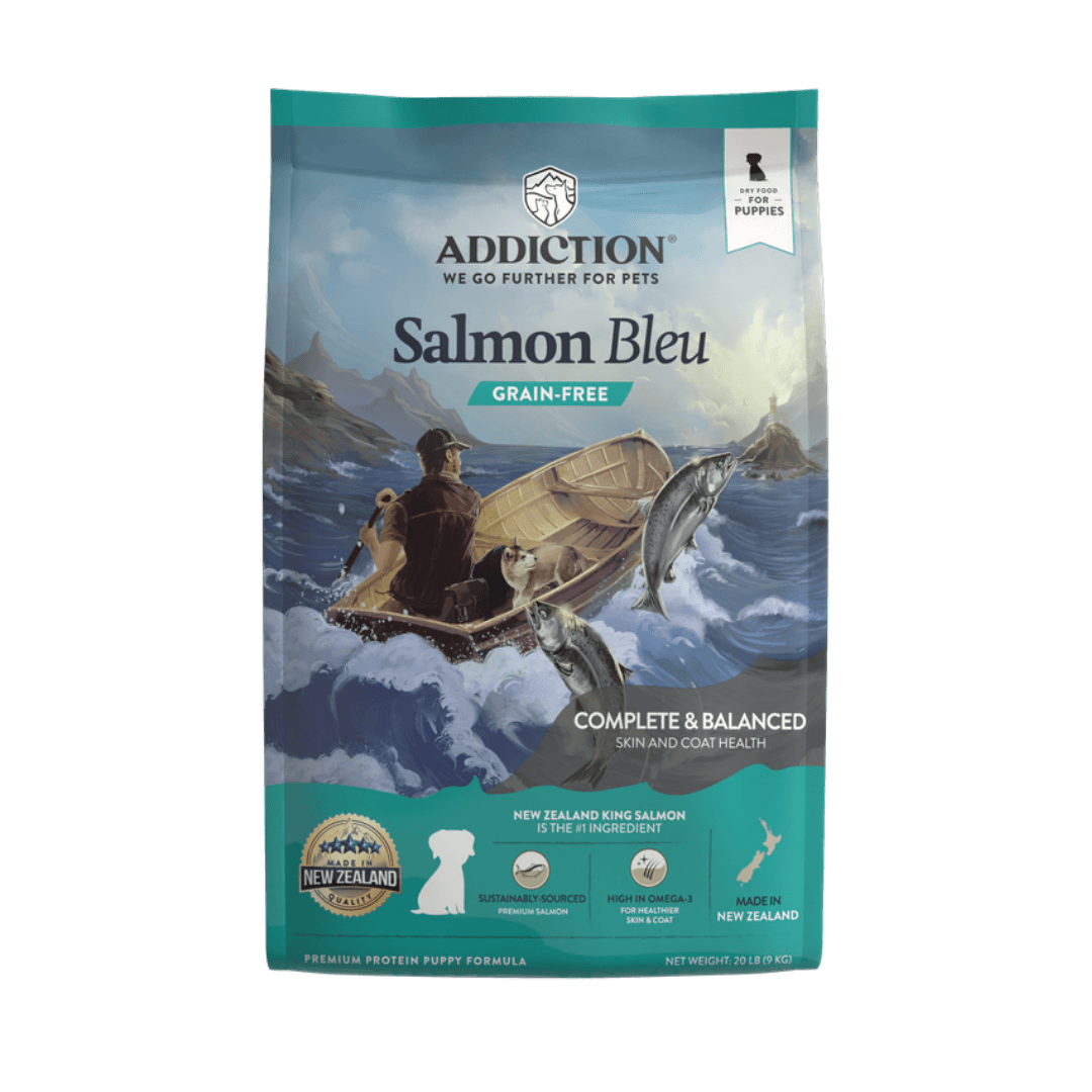 Salmon Bleu Puppy Dry Dog Food 1.8kg, 9kg
