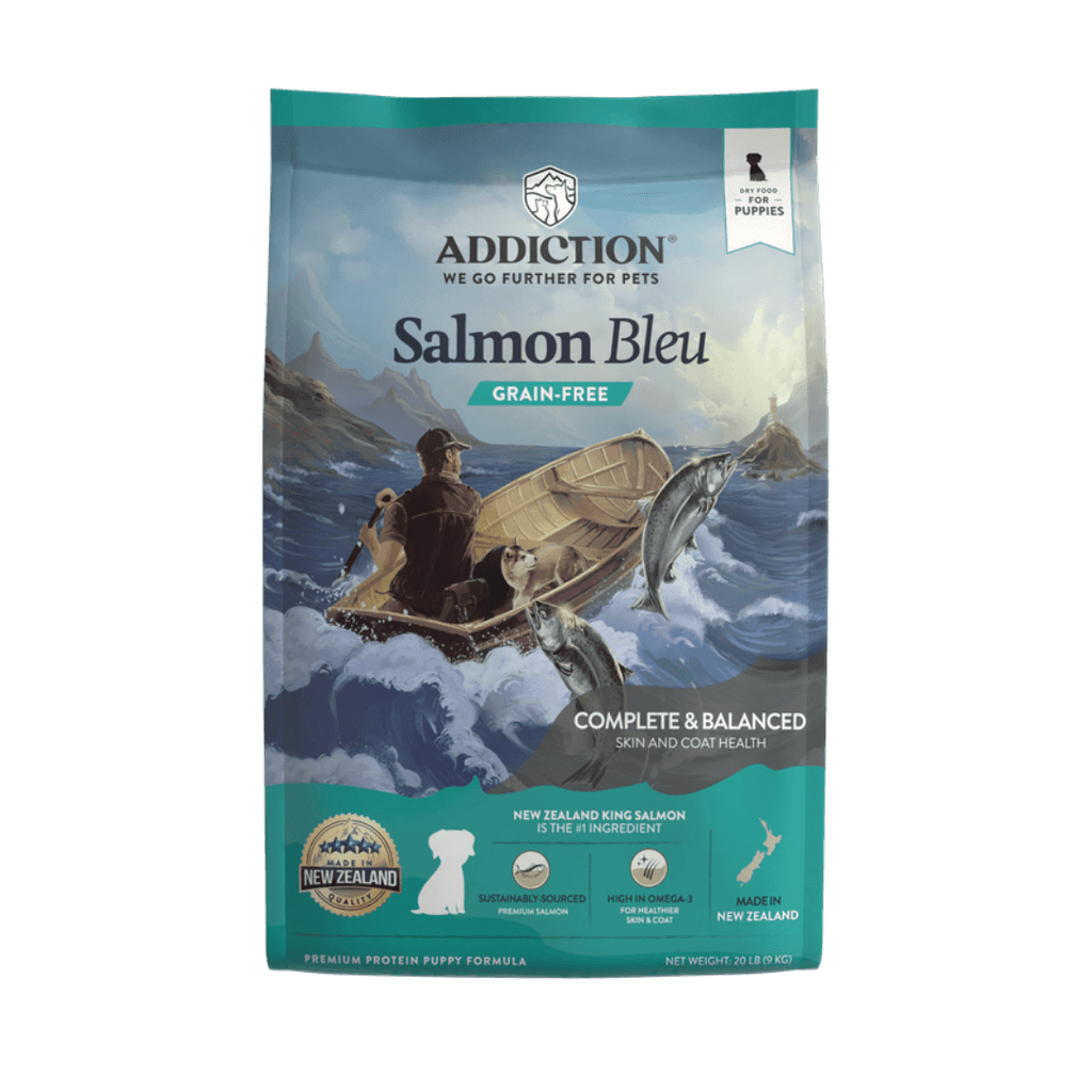 Salmon Bleu Puppy Dry Dog Food 1.8kg, 9kg