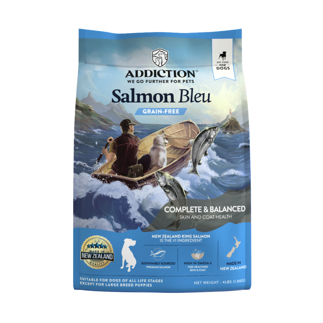 Skin & Coat Support Starts with Salmon Bleu