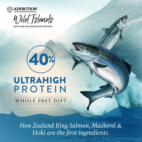 [Trial Pack] Wild Islands Pacific Catch Premium King Salmon, Mackerel & Hoki Dry Dog Food 60g