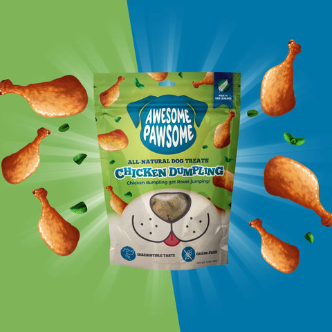 Awesome Pawsome All Natural Dog Treats Chicken Dumpling 85g