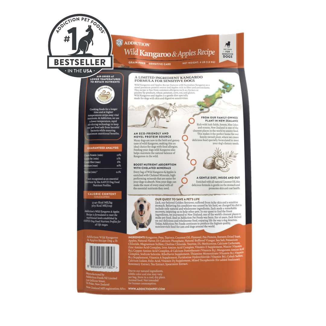 Wild Kangaroo & Apples Dry Dog Food 9kg, 15kg