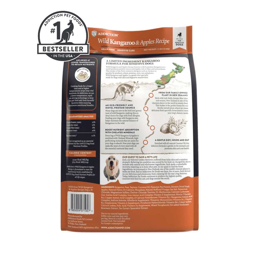 Wild Kangaroo & Apples Dry Dog Food 9kg, 15kg