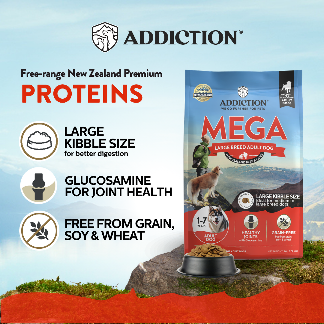 Mega Lamb & Beef Dry Dog Food 20kg