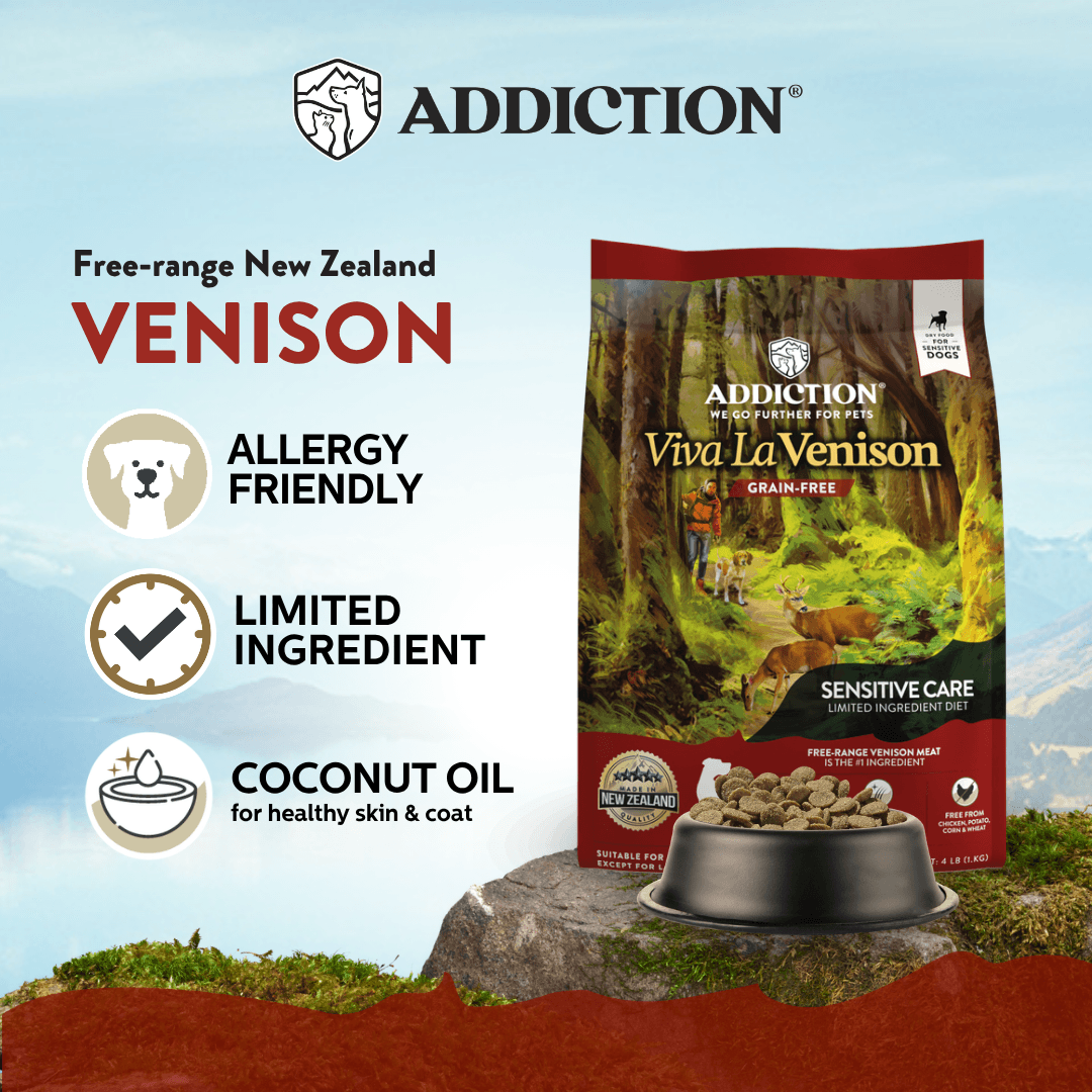 Viva La Venison Dry Dog Food 9kg, 15kg