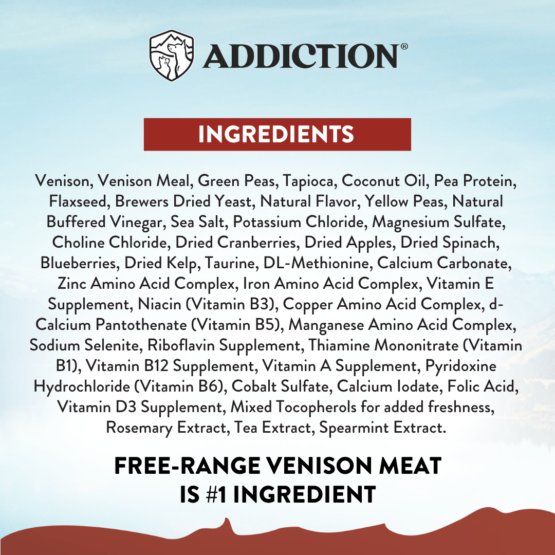 Viva La Venison Dry Dog Food 9kg, 15kg