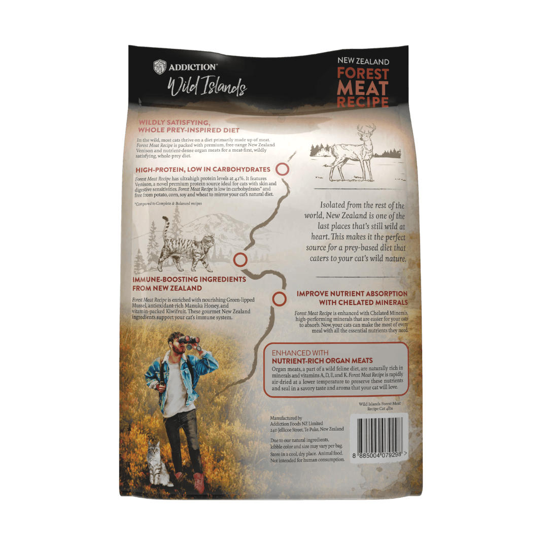 Wild Islands Forest Meat Premium Venison Dry Cat Food 1.8kg, 4.5kg
