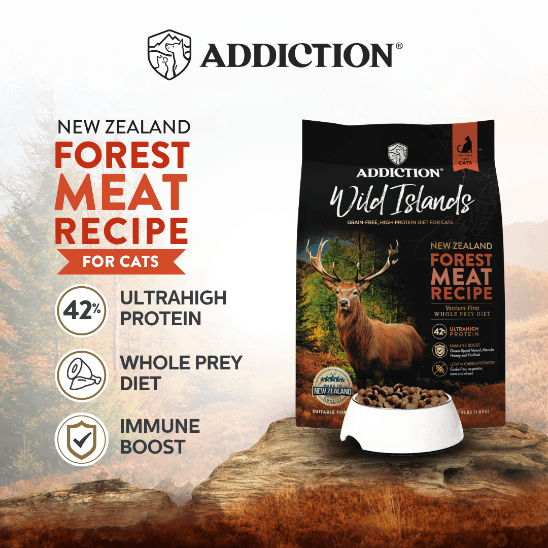 Wild Islands Forest Meat Premium Venison Dry Cat Food 1.8kg, 4.5kg