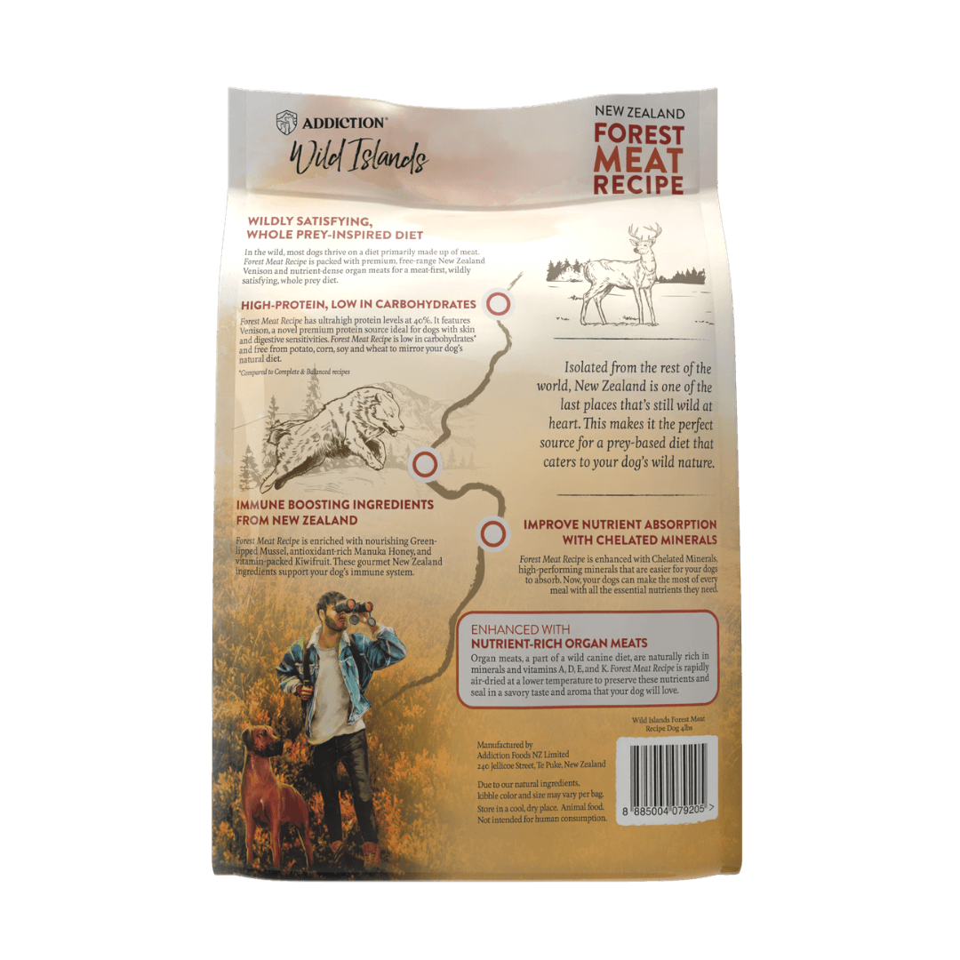 Wild Islands Forest Meat Premium Venison Dry Dog Food 1.8kg, 9kg