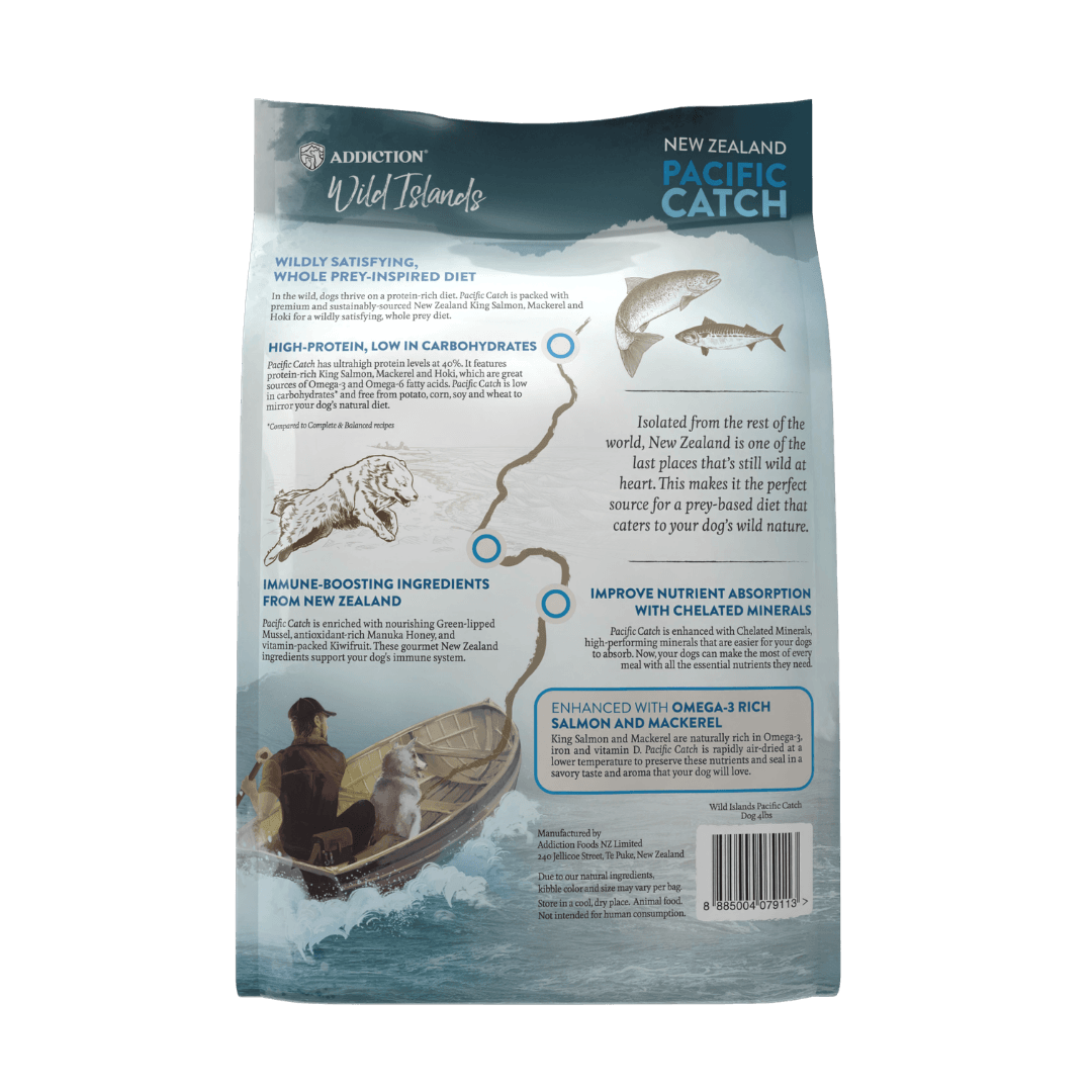 Wild Islands Pacific Catch NZ King Salmon Dry Dog Food 1.8kg, 9kg